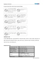 Preview for 3 page of foxunhd FX-MX11 Operating Instructions Manual