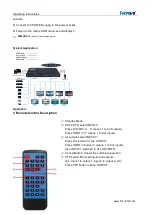 Preview for 6 page of foxunhd FX-MX11 Operating Instructions Manual