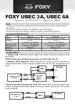 Предварительный просмотр 3 страницы FOXY UBEC 3A Manual