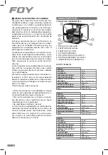 Preview for 4 page of Foy MG322 User Manual