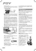 Preview for 6 page of Foy MG322 User Manual