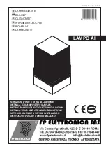 FP Elettronica LAMPO AI Installation And User Manual preview