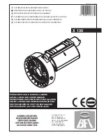 FP Elettronica X 130 Installation And User Manual preview