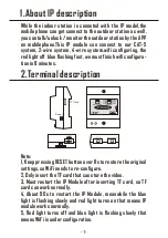 Предварительный просмотр 2 страницы FP-TECH FP-VC-MOD-IP User Manual