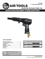 FP FP-1060A General Safety Information & Replacement Parts preview