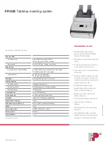 Предварительный просмотр 4 страницы FP FPi 600 Manual