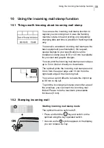 Preview for 33 page of FP optimail Operator'S Manual