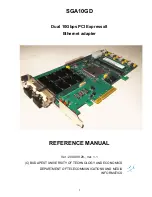 Preview for 1 page of FPGANETWORKING SGA10GD Reference Manual