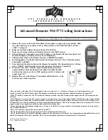 Preview for 1 page of FPI 910-377 Manual