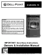 FPI Dell-Point Europa 75 Owners & Installation Manual предпросмотр