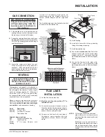 Preview for 9 page of FPI Gas Insert U35-LP1 Owners & Installation Manual