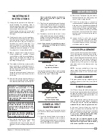 Preview for 33 page of FPI L234 Owners & Installation Manual