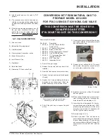 Preview for 35 page of FPI P36-LP3 Owners & Installation Manual