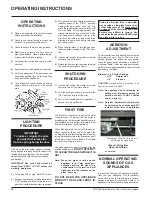 Preview for 42 page of FPI P36D-LP Owners & Installation Manual