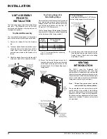 Preview for 20 page of FPI Regency P36D-LP1 Owners & Installation Manual