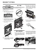 Preview for 52 page of FPI Regency P36D-LP1 Owners & Installation Manual