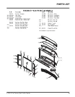 Preview for 69 page of FPI Regency P36D-LP1 Owners & Installation Manual