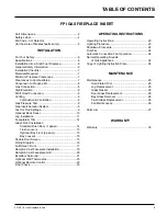 Preview for 4 page of FPI U31-LP2 Owners & Installation Manual