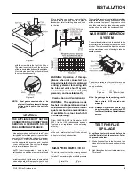 Preview for 10 page of FPI U31-LP2 Owners & Installation Manual