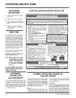 Preview for 25 page of FPI U31-LP2 Owners & Installation Manual