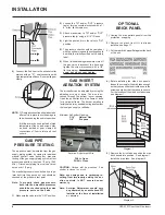 Preview for 8 page of FPI U32-LP3 Owners & Installation Manual