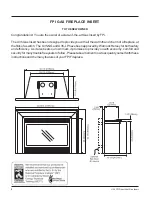 Preview for 2 page of FPI U35-LP Owners & Installation Manual