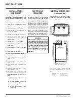 Preview for 6 page of FPI U35-LP Owners & Installation Manual