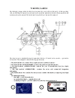 Предварительный просмотр 6 страницы FPM Agromehanika FPM 612 729 Assembly, Operation And Maintenance Manual