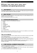 Preview for 2 page of FPS 300/4 Installation And Maintenance Manual