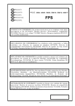 Предварительный просмотр 19 страницы FPS 300/4 Installation And Maintenance Manual