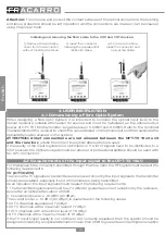 Предварительный просмотр 14 страницы Fracarro 270667 Operating Instructions Manual