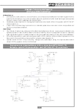 Preview for 11 page of Fracarro 270696 Operating Instructions Manual