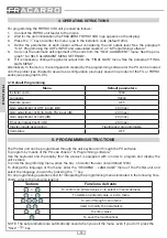 Preview for 30 page of Fracarro 272110 Operating Instructions Manual