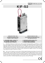 Preview for 1 page of Fracarro 282589 Operating Instructions Manual