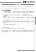 Preview for 7 page of Fracarro HOME FIBRE OPT-RX 4 MINI Operating Instructions Manual