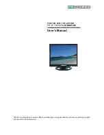 Preview for 1 page of Fracarro LCD-15B User Manual