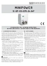 Fracarro MINIPOWER 12 Operating Instructions preview