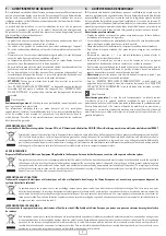 Preview for 2 page of Fracarro MINIPOWER 12 Operating Instructions