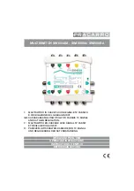 Fracarro MULTISWITCH SWI504SA Operating Instructions Manual preview