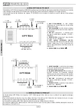 Preview for 20 page of Fracarro OPT-RX54 Operating Instructions Manual