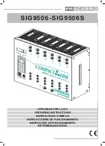 Preview for 1 page of Fracarro SIG9506 Operating Instructions Manual