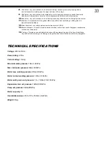 Preview for 33 page of Fracino GE948 User Manual