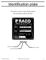 Preview for 8 page of Fraco FRSM-8000 User Manual