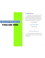 FracSim Meters FracSim mini Operator'S Manual preview