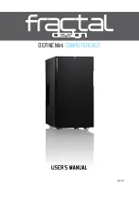 Fractal design DEFINE Mini User Manual предпросмотр