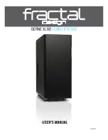 Fractal design DEFINE XL R2 User Manual предпросмотр