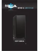 Fractal design DEFINE XL User Manual preview