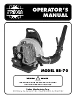 Preview for 1 page of FRADAN BB-70 Operator'S Manual