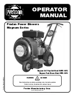 FRADAN MPB-16VG Operator'S Manual preview