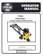 FRADAN PR-6HDF Operator'S Manual preview